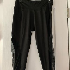 Black workout leggings